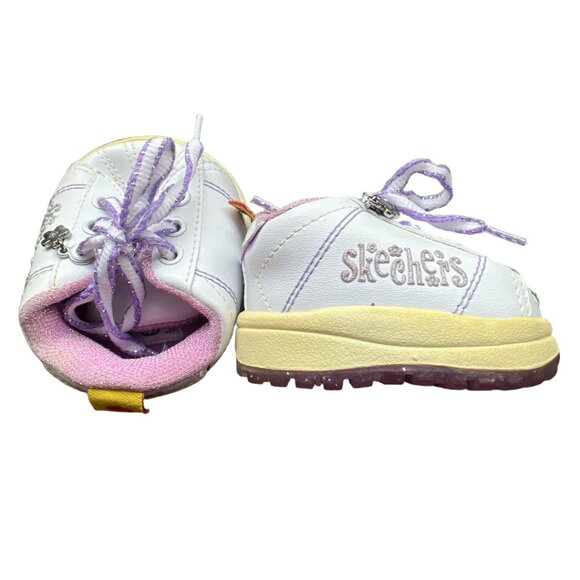 Build-A-Bear Sketchers Sneakers White Shoes - Picture 1 of 3